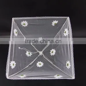 Kitchen Umbrella Mosquito Net Mesh Food Cover With Flower thumbnail-3