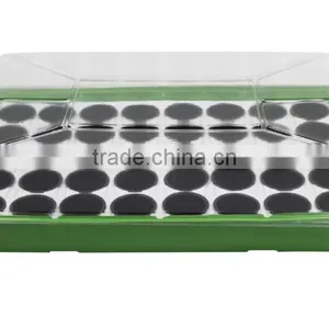 Seed Tray&Mini Green House With 40 Holes and 40 Pots thumbnail-1