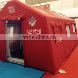 Waterproof Polyester PVC Steel Ridged Frame Combat Field Military Tent thumbnail-1