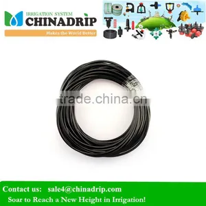Drip Irrigation 1/4" Size Black Watering Hose Tubing thumbnail-2