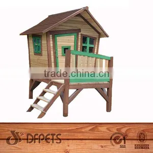 Wooden Garden Playhouse On Legs DFP008 thumbnail-1