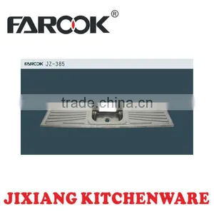 Apron Single Bowl Kitchen Stainless Sink With Drainboard thumbnail-1