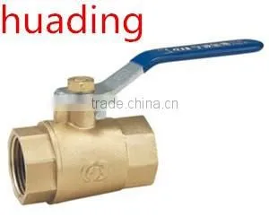 Lever Handle Female Forged Full Bore Brass Ball Valve thumbnail-1