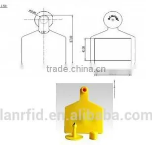RFID Animal Ear Tag With Laser Printing Number for Cattle thumbnail-1