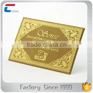 Personalized Fashionable /Attractive/Modern/ Brass Metal Business Cards thumbnail-1