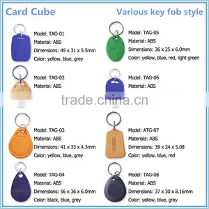 F08 Chip ABS RFID Key Fob/ Key Chain thumbnail-3