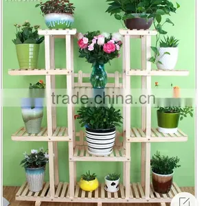 Wholesales Unique Indoor Wooden Plant Flower Stand thumbnail-2
