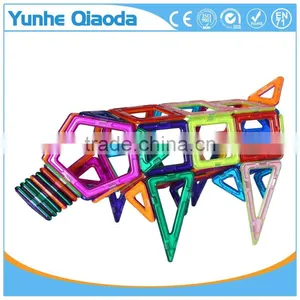 Creative Kids DIY Toy Educational Magnetic Bulding Solid Plastic Block thumbnail-3
