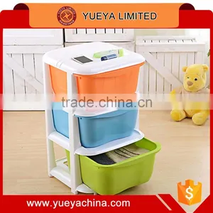 Home Clothes Storage Wardrobe With Drawer/chilidren's Toys Storage Rack-3 Layers thumbnail-1
