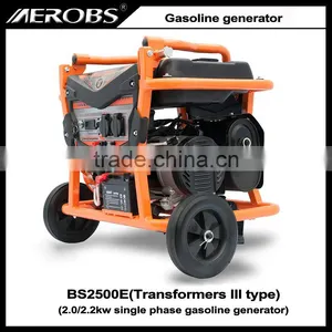 BS2500E 2.0 2.2KW Single Phase Electric Start Gasoline Generator thumbnail-2
