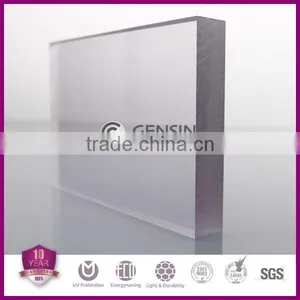 20mm Thicken Polycarbonate Solid Sheet,Plexiglass,Solid Polycarbonate Sheet Transparent One Side or Double Sides UV Coating thumbnail-1