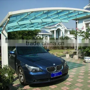 Good Transparency Prefabricated Car Shed/canopy/carport thumbnail-1