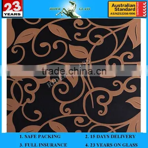 4-19mm AM-80 Decorative Acid Etched Frosted Art Architectural Glass thumbnail-1