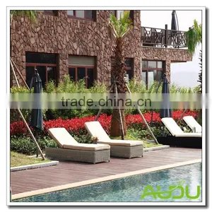 Philadelphia Patio Outdoor Wicker Lounger thumbnail-3