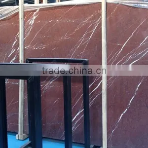 Special Typle Coral Red Marble Tile Wholesale thumbnail-2