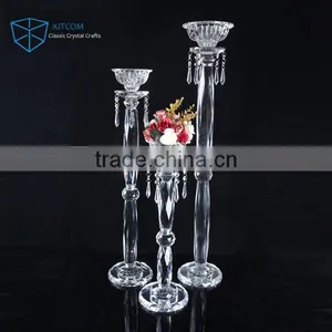 Crystal Candelabra Flower Stand Crystal Flower Display Stand thumbnail-1