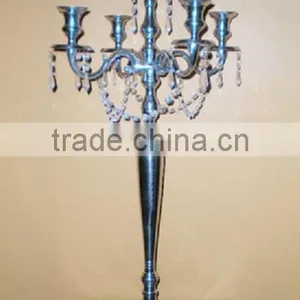 Crystal Hanging Candelabra/ Wedding Crystal Candelabra/wedding Table Candelabra thumbnail-3