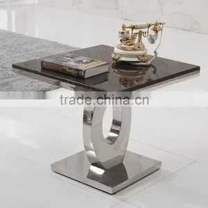 D406 Furniture Stainless Steel Modern Side Table thumbnail-2