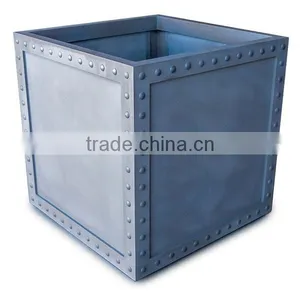 FO-9C51 Square Corten Steel Flower Pot/garden Planter thumbnail-4