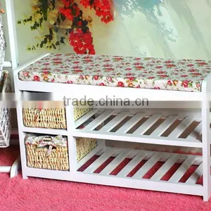 Wooden Chair Shoe Racks for Home thumbnail-4