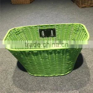 Wholesale Plastic Quick Releases Supply High Quality Classic PP Bicycle Basket thumbnail-2