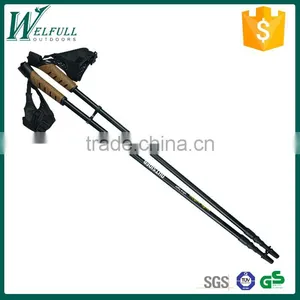 Nordic Walking Stick , PP+Cork Handle, Padded Strap SZ17011 thumbnail-1