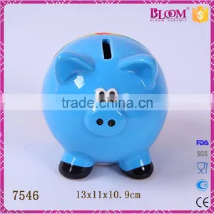 New Design of Hand Painted Ceramic Custom Coin Bank thumbnail-1