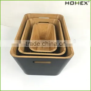 Bamboo Kitchen Multipurpose Storage Box Homex BSCI/Factory thumbnail-5