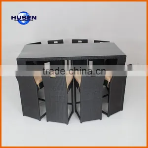 Outdoor Rattan Bar Chair Outdoor Rattan Bar Set thumbnail-3