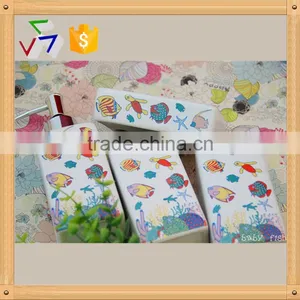 Colorful Funny Decoration Children Ceramic Bathroom Accessories Set thumbnail-2