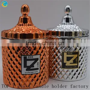 Silver Decorative Glass Candy Jars thumbnail-2