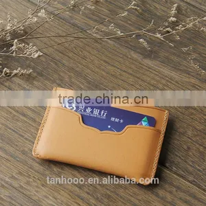 Custom Personalized Unisex PU Leather Card Holder Simple Design Card Pocket thumbnail-3