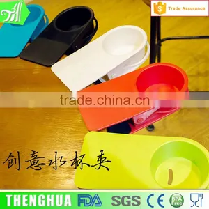 Office Used Coffee Cup Holder Plastic Material Feature Wholesale thumbnail-1