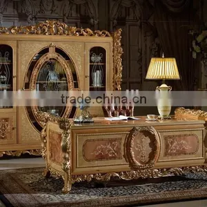 Luxury Antique Office Desk Office Bookcase thumbnail-1