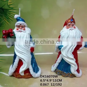 Handmade Non-scented Santa Claus Christmas Candle thumbnail-6