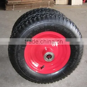 16''*4.00-8 Metal Rim Heavy Duty Wheel Barrow Wheel thumbnail-1