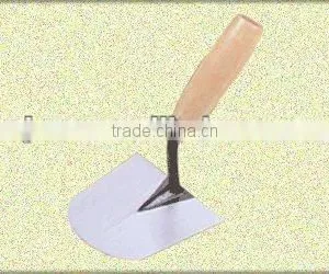 Spanish Style Long Wooden Handle Quadrate Bricklaying Trowel thumbnail-1