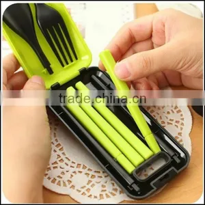 2015 Wholesale Detachable FOOD GRADE Plastic Fork Spoons,FOOD GRADE Plastic Fork Spoons for Convenient thumbnail-2