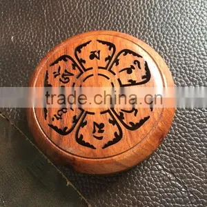 HIGH QUALITY BIG SIZE PADOUK WOOD COIL BURNER thumbnail-1