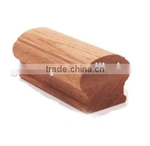 Factory Direct Round Solid Wood Handrail Stair Fittings Moulding With Low & Cheap Price thumbnail-1