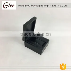 Wedding Gift Honorable Black Square Watch Wood Box thumbnail-1