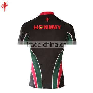 Sublimation Uniforms,Rugby t Shirt,Black Jersey Football and Short Pants thumbnail-3