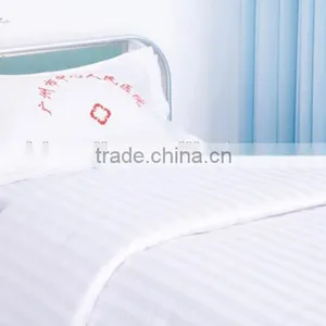 Factory Price Wholesale White Plain Hospital Bed Linen thumbnail-1