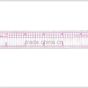 Good Sell Sandwich Line Printing Straight Flexible Garment Quiting Ruler for Quilting Clothes Pattern Making 1"*6" #B-50 thumbnail-1