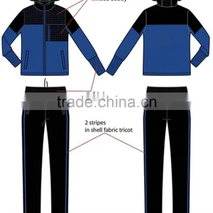 20,000 Sets STOCKLOTS Factory Sport Wear Suit Mens Women's 220g Polytricot Fabric Stocks thumbnail-1
