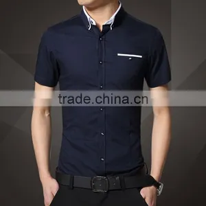 2017 New Fashion 100% Cotton Shirt for Man thumbnail-1