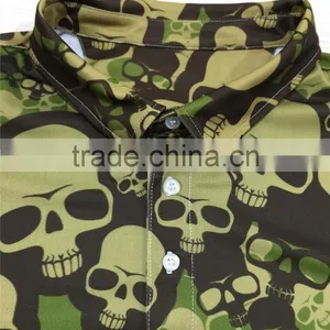 Custom Casual Blank Funny Golf Polo Dri Fit Shirt Sport Tops 3D Animal Lion Pattern for Men thumbnail-5