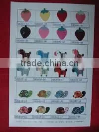 Customized Multicolor Crochet Animal Applique for Kids Garment thumbnail-3