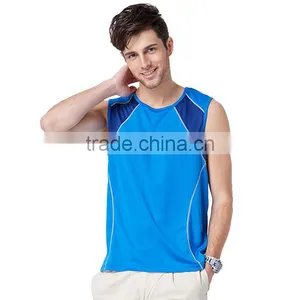 Wholesale Breathable Dry Fit Loose Fit Running Singlets thumbnail-1