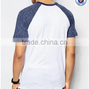 Garment Factory Custom Mens Wholesale Raglan t Shirt thumbnail-2